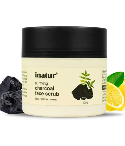 Inatur Purifying Charcoal Face Scrub 100g